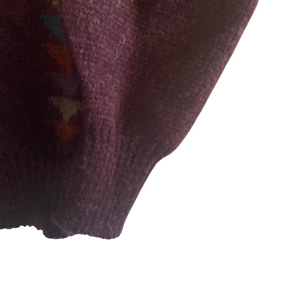 Moss Creek Trader Geometric Southwestern Pullover Sweater Men’s M Acrylic Mohair